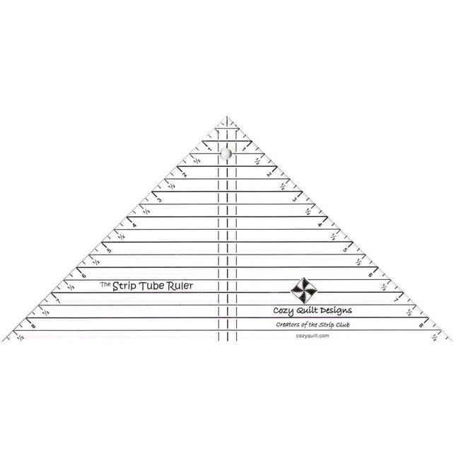 Strip Tube Ruler™ - 9.5" X 9.5" X 13.25" Top-Selling Quilting Tool for Perfect Half Square Triangles