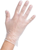 Personal Touch Disposable Vinyl Gloves Medium Size| Heavy Duty | Non Sterile | Powder Free | Latex Free Rubber |Food Safe