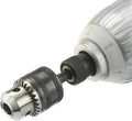 Yakamoz 0.6-6.5Mm 1/40-1/4" Capacity Drill Chuck Adapter Converter with 1/4" Quick Change Hex Shank Impact Driver Conversion Tool