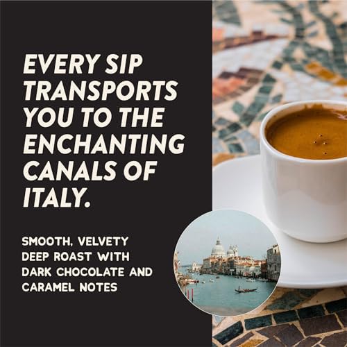 Angelino'S Coffee Espresso Pods Keurig Compatible - 24 Count, Dark Roast Coffee for Keurig K-Cup Brewers, Cafe Style, Be