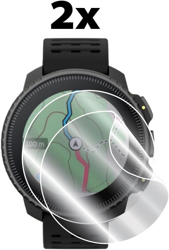 IPG for SUUNTO Vertical: Adventure GPS Watch Hydrogel Screen Protector (2 Units) Invisible HD Clear Film anti Scratch