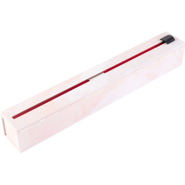 Chicwrap Rose Marble Parchment Paper Dispenser - Includes 15"X 33' (42 Sq. Ft) Roll Unbleached Baking, Cooking & Culinary Paper - Reusable