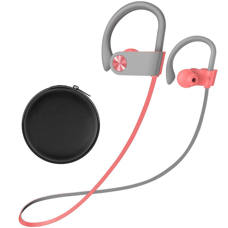 Stiive Bluetooth Headphones, Wireless Sports Earbuds IPX7 Waterproof with Mic, Stereo Sweatproof In-Ear Earphones, Noise Cancelling Headsets for