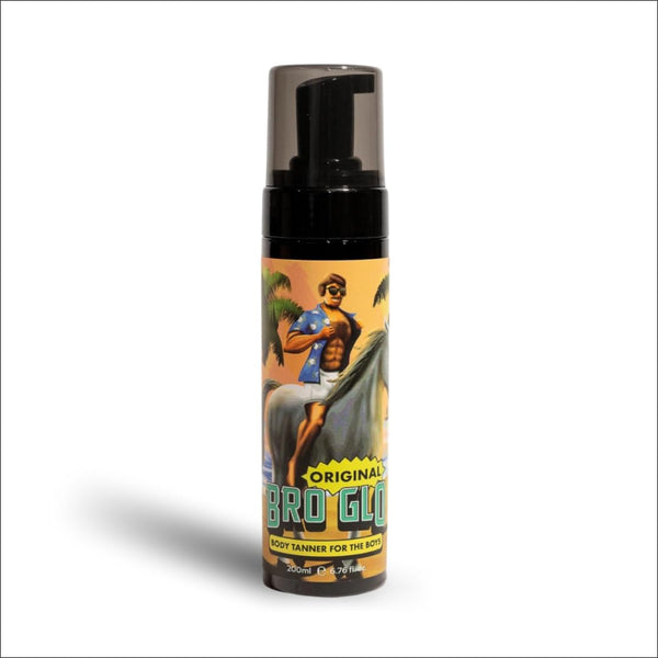 Self Tanner for the Boys - Quick Application Foam Mousse Easy Sunless Tan for Face and Body Oil Free Water Based Faster Skin Drying Natural Sun