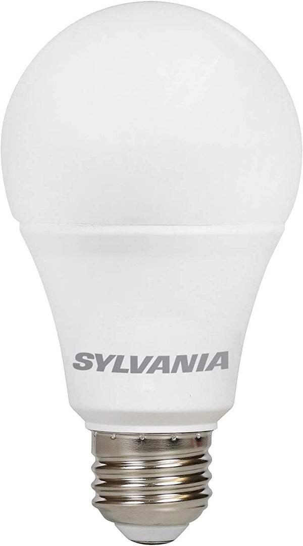 SYLVANIA ECO LED Light Bulb, A19 60W Equivalent, Efficient 9W, 7 Year, 750 Lumens, 2700K, Non-Dimmable, Frosted, Soft White - 8 Count (Pack of 1)