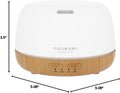 ASAKUKI Essential Oil Diffuser, Ultrasonic Aromatherapy Oil Humidifier with 7 Colors Lights 2 Mist Mode for Home
