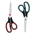 Scissors, 2 Pack 7.5 Inch Scissors for Office and Home, Scissor All Purpose for School Fabric Craft Supplies Use