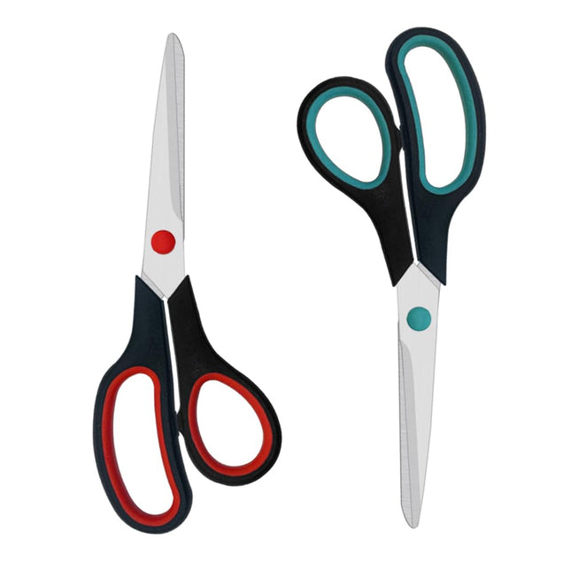 Scissors, 2 Pack 7.5 Inch Scissors for Office and Home, Scissor All Purpose for School Fabric Craft Supplies Use