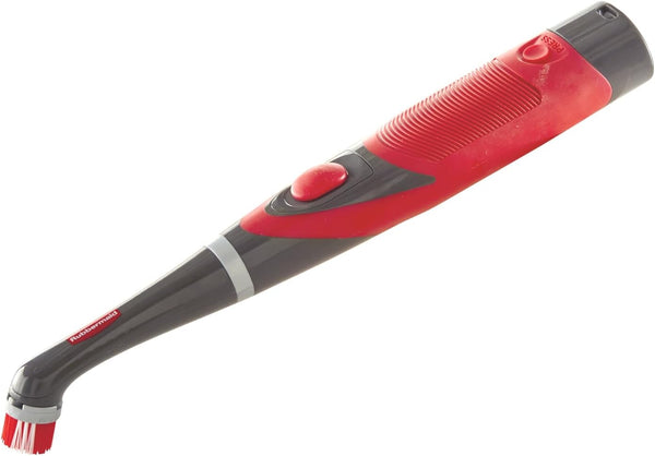 Rubbermaid Reveal Power Scrubber with Multi-Purpose & Grout Head, Cordless Electric Battery Powered Scrub Brush, Water Resistant, for