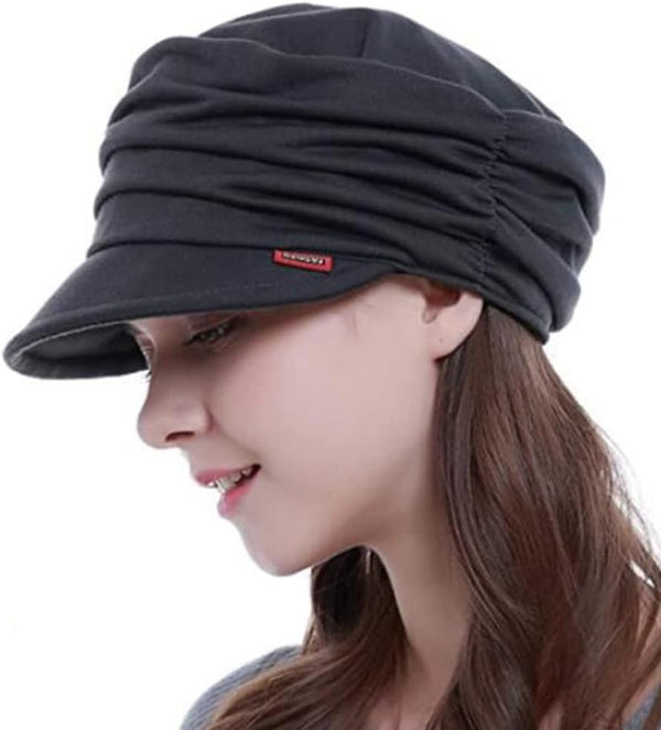 FGSS Soft-Cancer Headwear for Women Patients Chemo Slouchy Beanie(M/L)