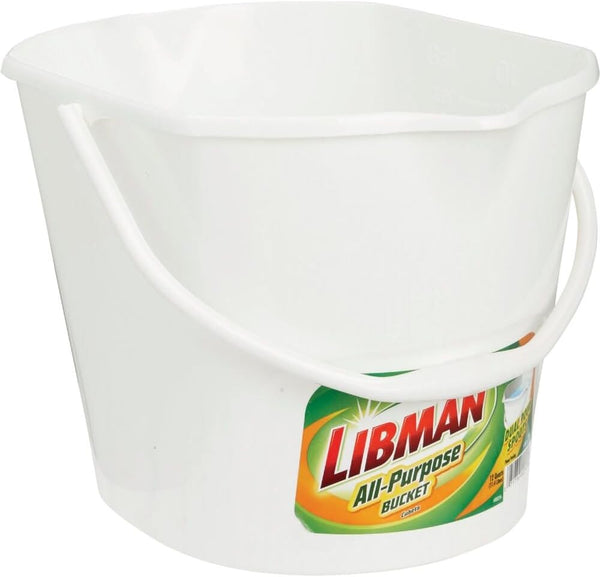 Libman Plastic All Purpose Bucket, 3 Gallon