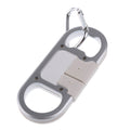 Iphone Charge Lightning Cable + Keychain + Bottle Opener + Aluminum Carabiner,Portable Multifunction Keychain Bottle Opener USB Charging Cord