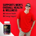 GNC Mega Men Gummy Multivitamin | Energy, Metabolism, & Immune Support | Mixed Berry | 120 Count