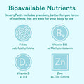 Smartypants Prenatal Vitamins for Women, Multivitamin Gummies: Omega 3 Fish Oil (EPA/DHA), Biotin, Methylfolate, Vitamin D3, C, Vitamin B12, B6,