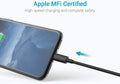 Lightning Cable Mfi Certified - Iphone Charger 3Pack 3FT Lightning to USB a Charging Cable Cord Compatible with Iphone 14 13 12 SE 2020 11 Xs Max