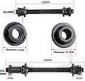 MTB Quick Release Bicycle Hub, Road Mountain Bike Front & Rear Axle Hollow Shaft Set with Standard Spacing (1 Pair, 4 Piece)