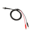 Oumefar BNC Q9 to Crocodile Connector Double Alligator Clip 500V 50 Ohm Oscilloscope Mini Test Probe Cable Pack of 2 Test Jumpers Electrical Cable