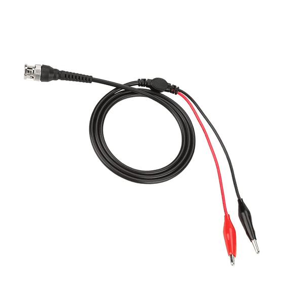 Oumefar BNC Q9 to Crocodile Connector Double Alligator Clip 500V 50 Ohm Oscilloscope Mini Test Probe Cable Pack of 2 Test Jumpers Electrical Cable