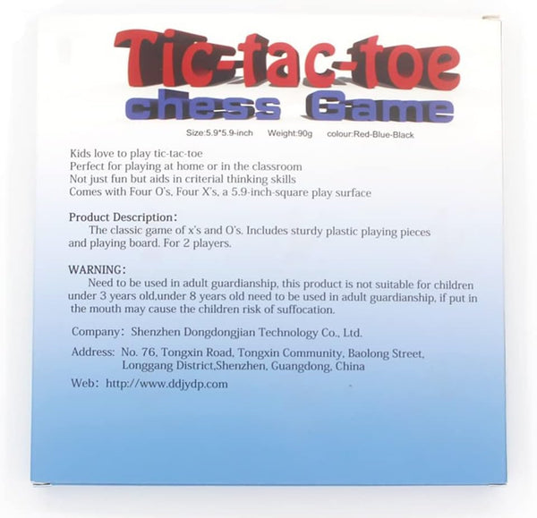 Tic Tac Toe Board Game,Tic Tac Toe Family Game, Classic Board Game, Classical Family Board Game,Children'S Tic Tac Toe Game, Plastic Tic Tac Toe