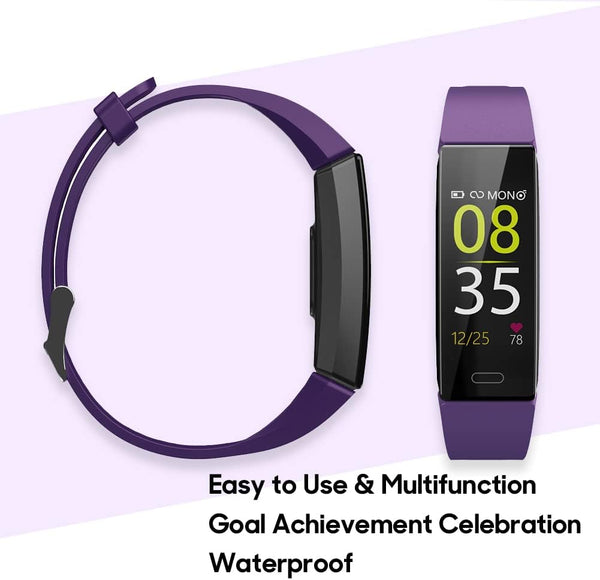 ZURURU Fitness Tracker with Blood Pressure Heart Rate Sleep Health Monitor for Men and Women, Upgraded Waterproof Activity Tracker Watch, Step