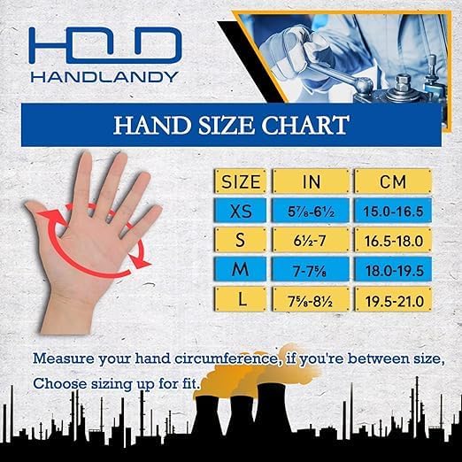 HLDD HANDLANDY Work Gloves Women, Safety Work Gloves Touchscreen Working Glove for Mechanic, Gardening, Construction, DIY, Breathable & Flexible