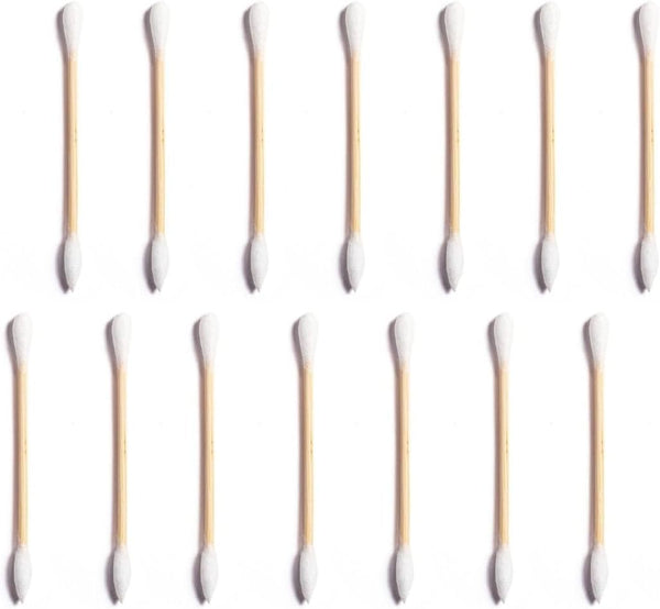 Clean Skin Club Clean Swabs | 500CT | One Pointed Tip | Biodegradable + Organic Cotton & Bamboo | Makeup & Nail Polish Touch-Ups | Chlorine-Free &