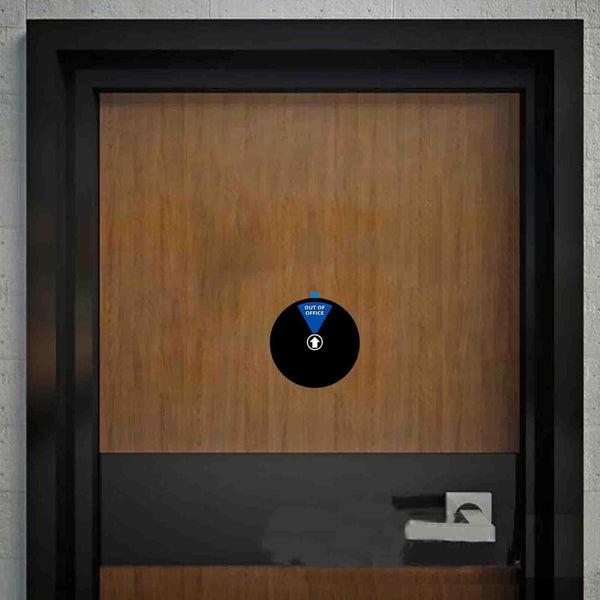 Privacy Door Sign, Do Not Disturb/Come in Welcome/Out of Office/In a Meeting/Back Soon/Working Remotely Sign, That Lets Others Know Whether You'Re