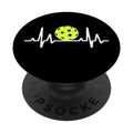 Heartbeat Pickleball Gift for Men Women Kids Teen Boys Girls Popsockets Standard Popgrip