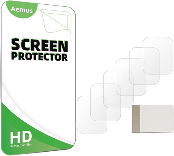 Screen Protector for IDW25 / IDW26 Smart Watch 1.83" (6 Pack) Clear TPU Soft Film, Compatible for KEEPONFIT, TOOBUR IDW28 Smartwatch 1.85 Screen