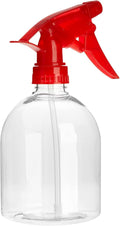Juvale 12 Pack Refillable 16Oz Plastic Spray Bottles - All-Purpose Red Spray Bottle for Hair, Cleaning Solutions, Plants, with Adjustable Nozzle