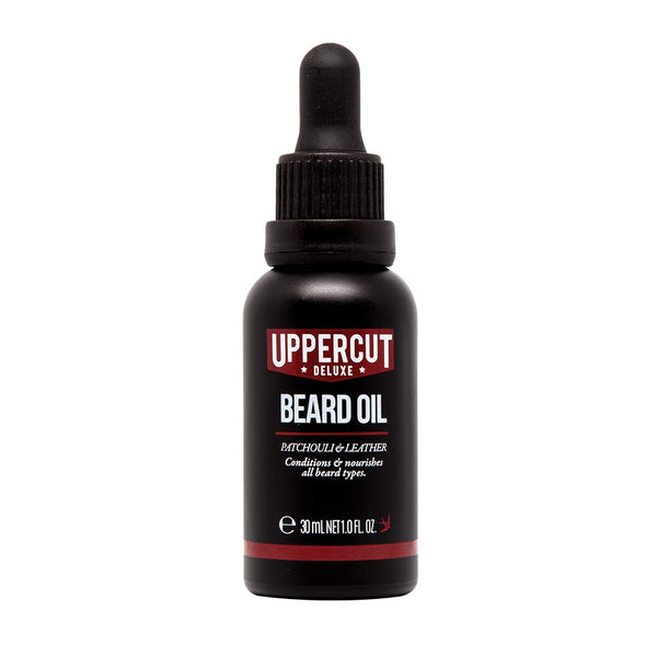 UPPERCUT DELUXE Conditioning Beard Oil, Patchouli & Leather Scent, 1 Fl. Oz.