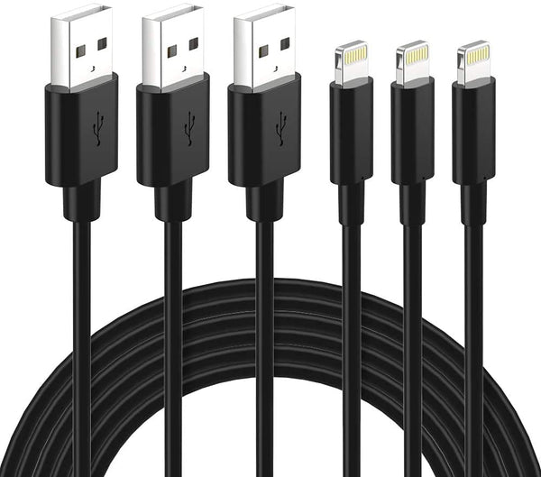 Lightning Cable Mfi Certified - Iphone Charger 3Pack 3FT Lightning to USB a Charging Cable Cord Compatible with Iphone 14 13 12 SE 2020 11 Xs Max