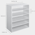 Closetmaid 1565 Stackable 5-Shelf Organizer, White