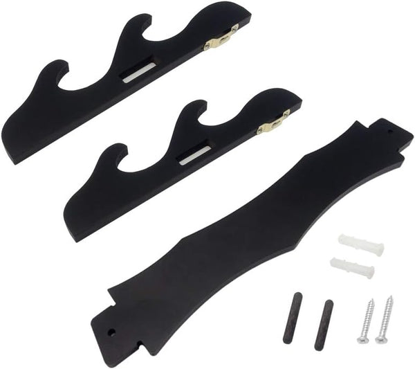 2 Tier Sword Holder Wall Mount Samurai Sword Rack Katana Wakizashi Display Stand Decorative Sword Hanger