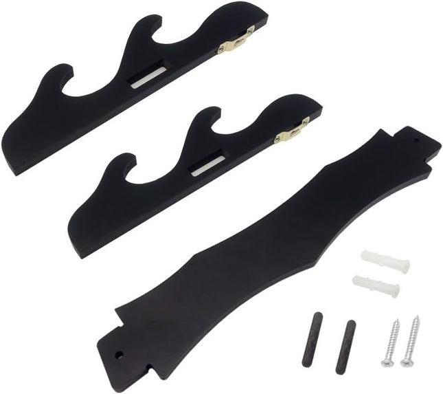 2 Tier Sword Holder Wall Mount Samurai Sword Rack Katana Wakizashi Display Stand Decorative Sword Hanger