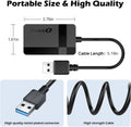 Smartq C368 USB 3.0 Card Reader - Plug & Play, Compatible with Apple & Windows, Supports SD, Micro SD, MS, CF Cards