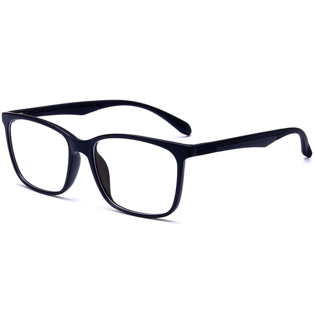 ANRRI Blue Light Blocking Glasses, anti Eyestrain Lens Lightweight Frame Eyeglasses, Black, Men/Women