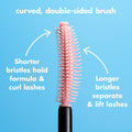 E.L.F. Lash 'N Roll Mascara, Curling Mascara for Visibly Lifted Lashes, Lifts & Separates Lashes. Long-Lasting Formula, Vegan & Cruelty-Free,