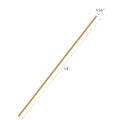 3/16 Inch Brass round Rod, Favordrory 4PCS Brass round Rods Lathe Bar Stock, 3/16 Inch in Diameter 14 Inches in Length