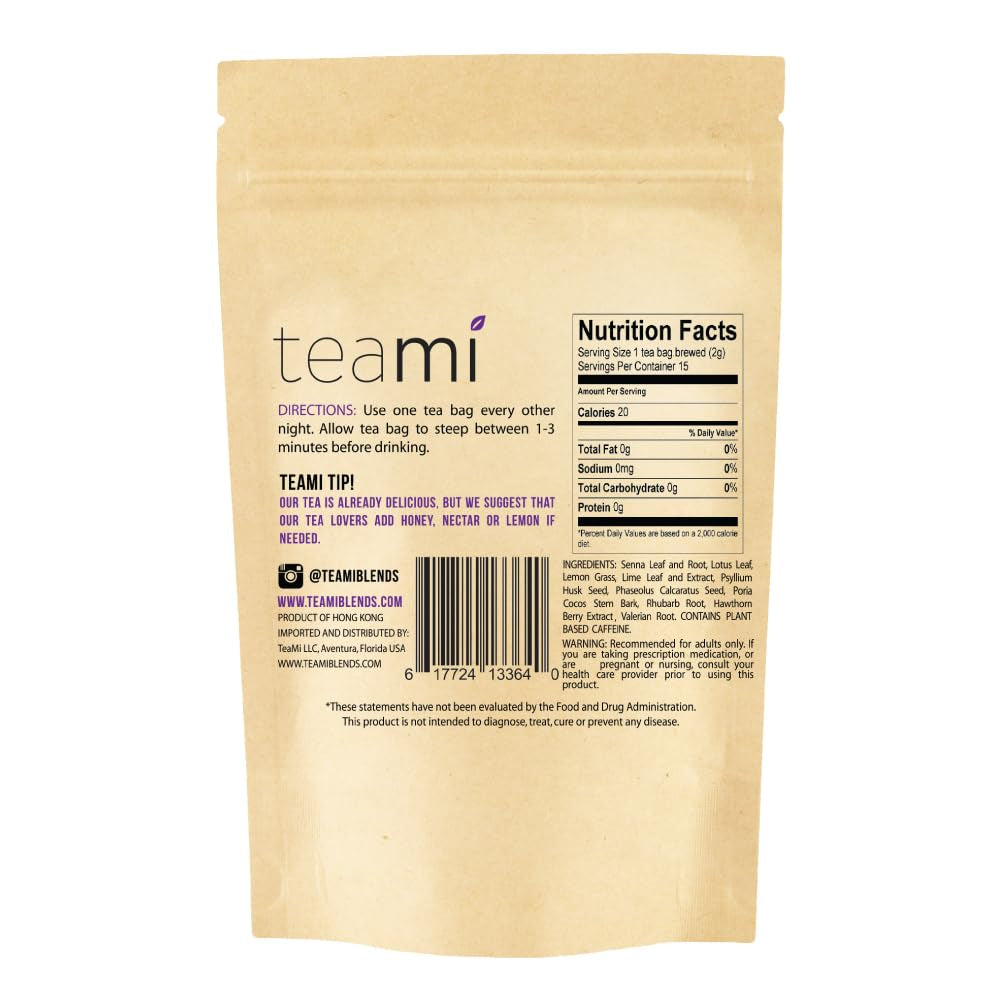 Teami® Colon Detox Tea | All Natural Cleanse Tea for Men & Women | 30 Day Supply, 15 Tea Bags (Lemon)