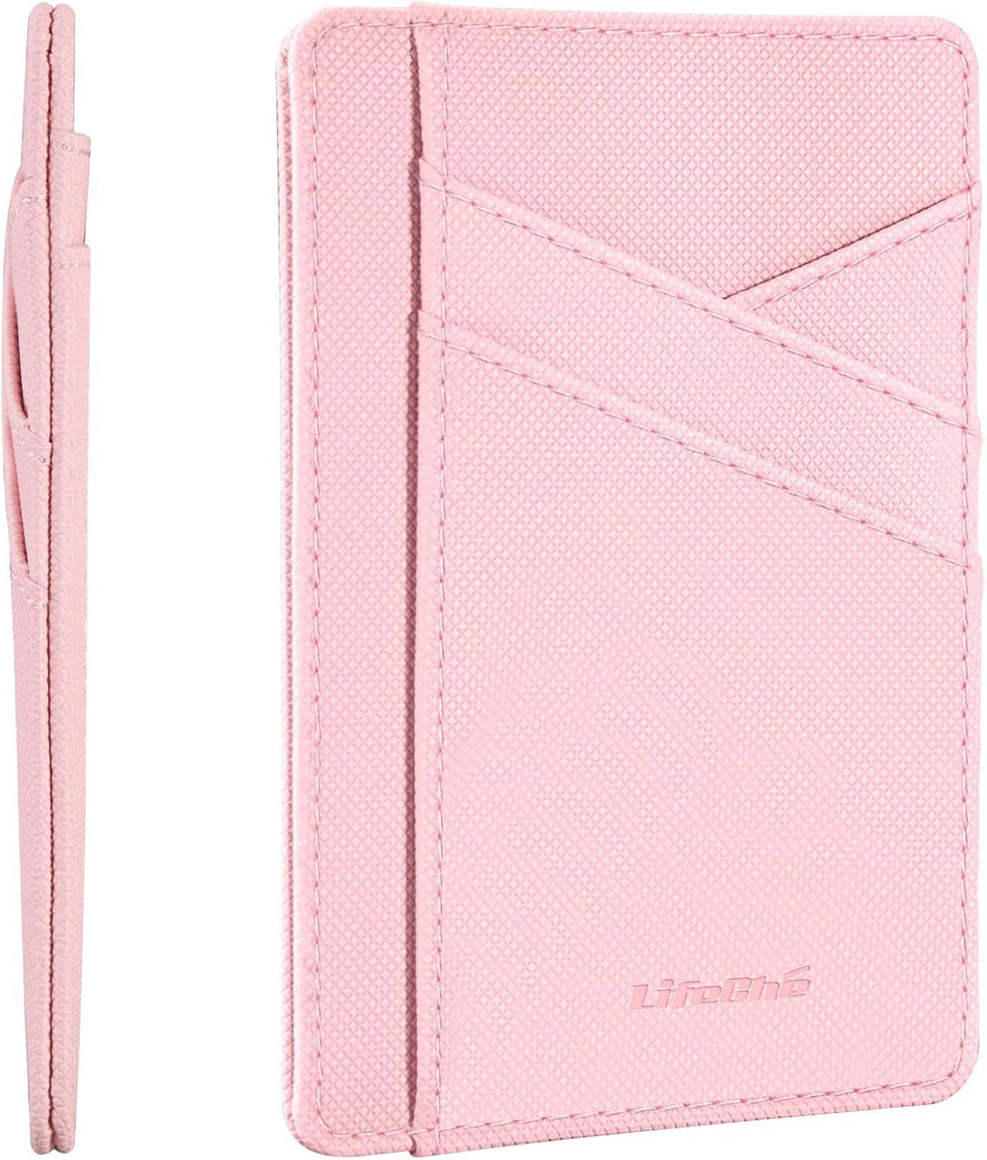 Minimalist Wallet Credit Card Holder Slim Wallet for Men Women, Soft Leather Front Pocket Wallet Small Compact Wallet Thin Card Case ID Window RFID Blocking Card Organizer Quick Access You Need