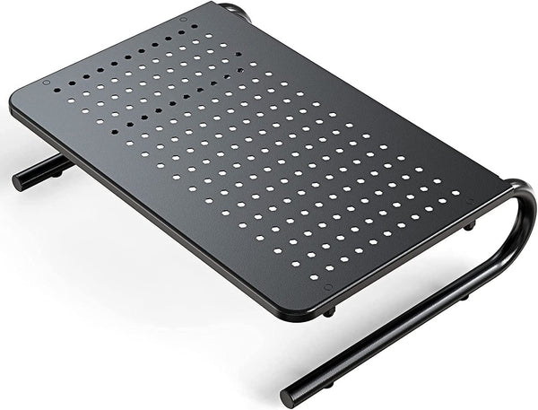 Monitor Stand Riser, Monitor Riser, Laptop Stand for Desk, Laptop Riser, Desk Organizer for Monitor, Laptop Shelf W/Vented for Screen, Computer Stand for Laptop, PC, Printer, for Home & Office