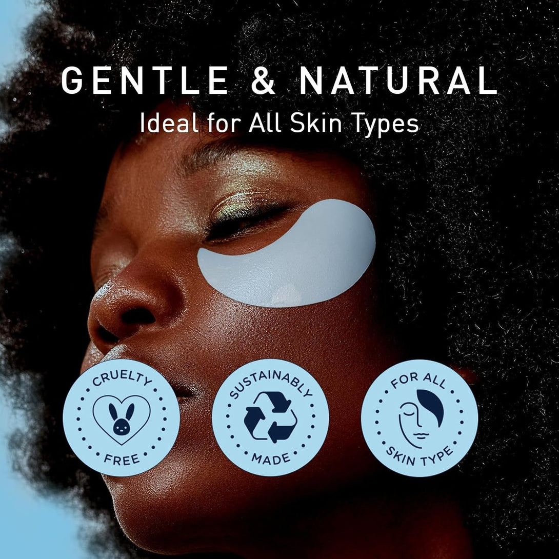Enaskin Naturals under Eye Patches for Dark Circles: 30 Pairs Retinol Collagen Eye Gels Mask - Reduce Wrinkles Puffy & Bags - Skin Treatment Pads - anti Aging Moisturizer for Women (Blue)