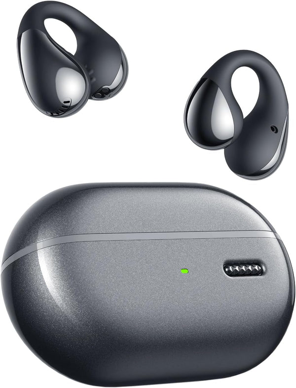 Soundpeats Pearlclip Pro Ear Ultra Open Ear Earbuds Wireless Headphones Bluetooth 5.4 Earphones Clip on Ear Buds with Mic, IPX5 Waterproof, 24 Hrs Play for Running Cycling Fitness