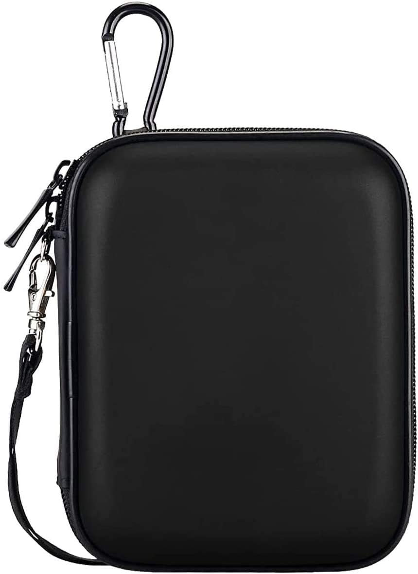 Lacdo Hard Drive Carrying Case for Western Digital WD Elements/Wd My Passport/My Passport Ultra Portable External Hard Drive HDD 1TB 2TB 4TB 5TB 6TB USB 3.0 Protective Storage Travel Bag, Black