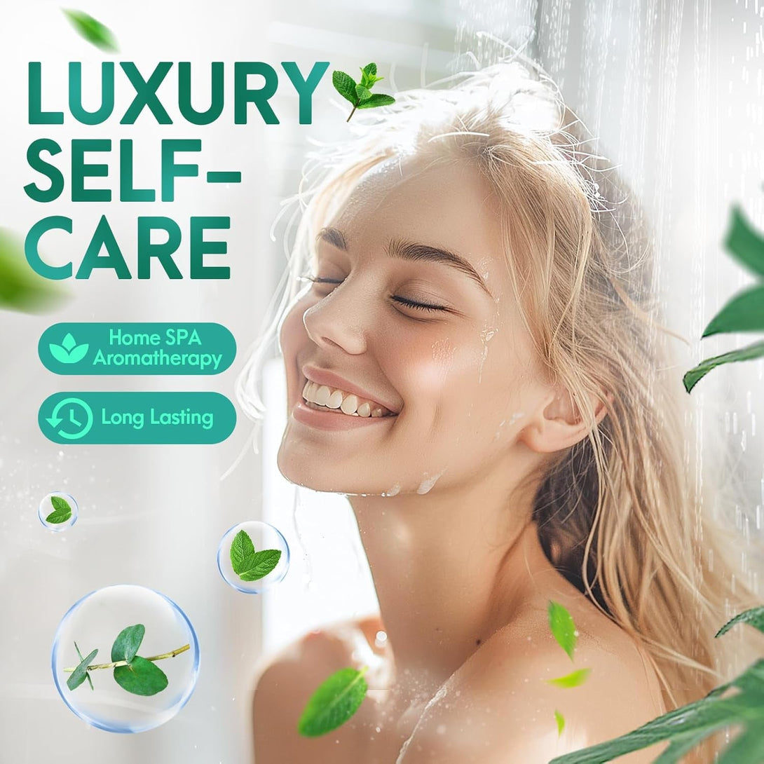 Dad Gifts for Fathers Day from Daughter Son Wife: Eucalyptus Shower Steamers Aromatherapy, 6 Packs Eucalyptus Mint Shower Bombs with Natural Essential, Birthday, Stress Relief Self Care for Men Women