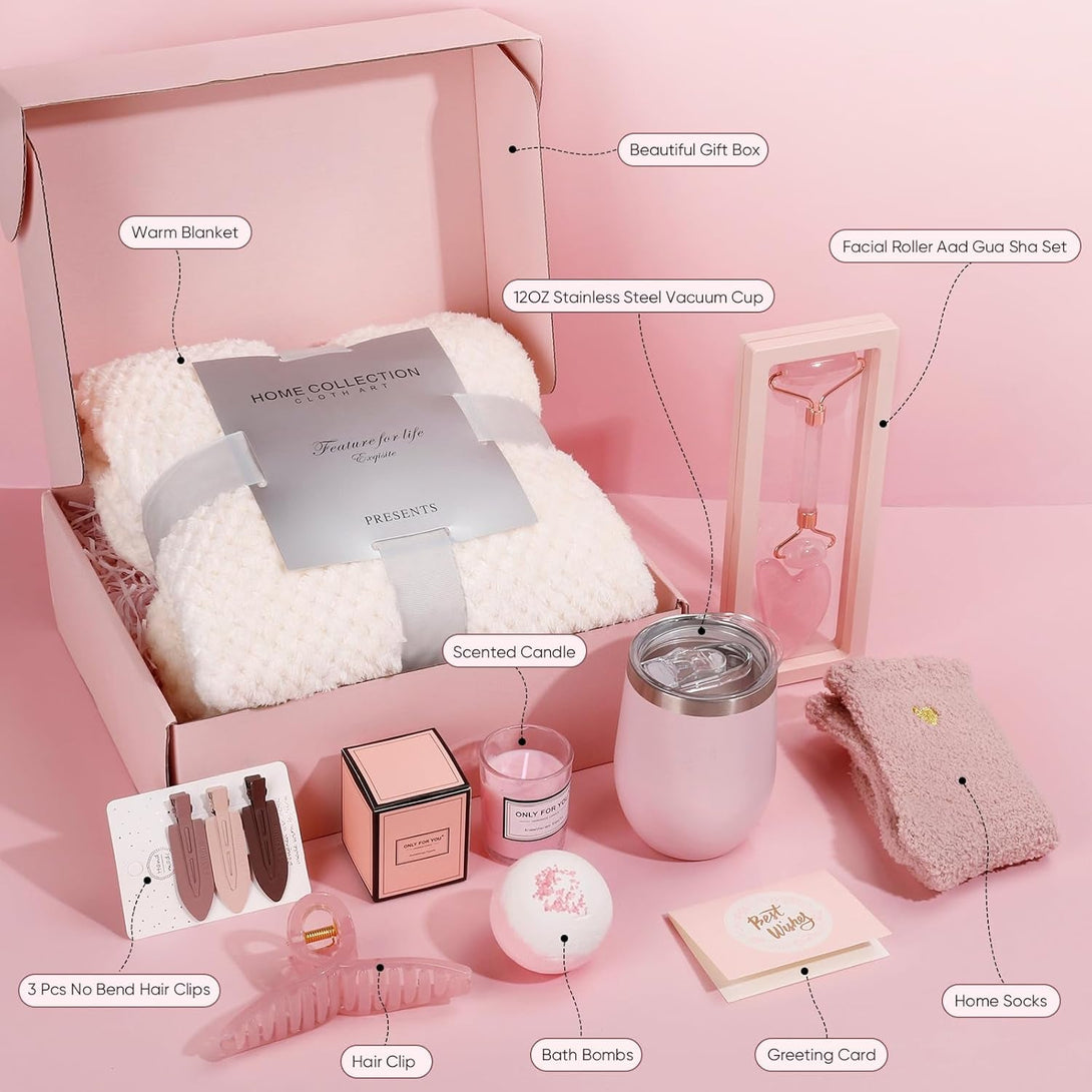 Birthday Gifts for Women, Mothers Day Gifts,Self Care Gifts, Get Well Gifts , Relaxing Spa Gift ,Gift for Mom, Wife, Sisters,Girlfriends,Daughter,Teen Girl,Teacher,Bridesmaid, Coworker