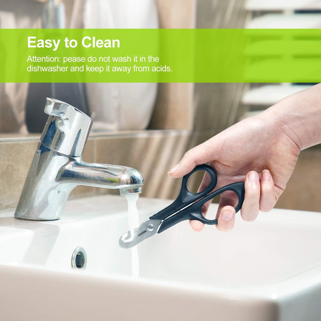 AUVON Scissors-Shaped Pill Cutter, Sharp Blade Pill Splitter for Easily Dividing Most 5-15Mm Vitamins, Tablets and Medications in Half