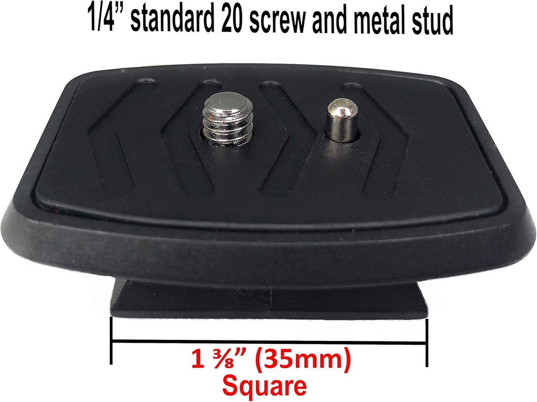 35Mm Tripod Quick Release Plate Camera Mounting Adapter Replacement for Quantaray, Sunpak 5800D 7000Tm, Slik, Walmart MX1000, TG-P60T Tripod Mount QR-57