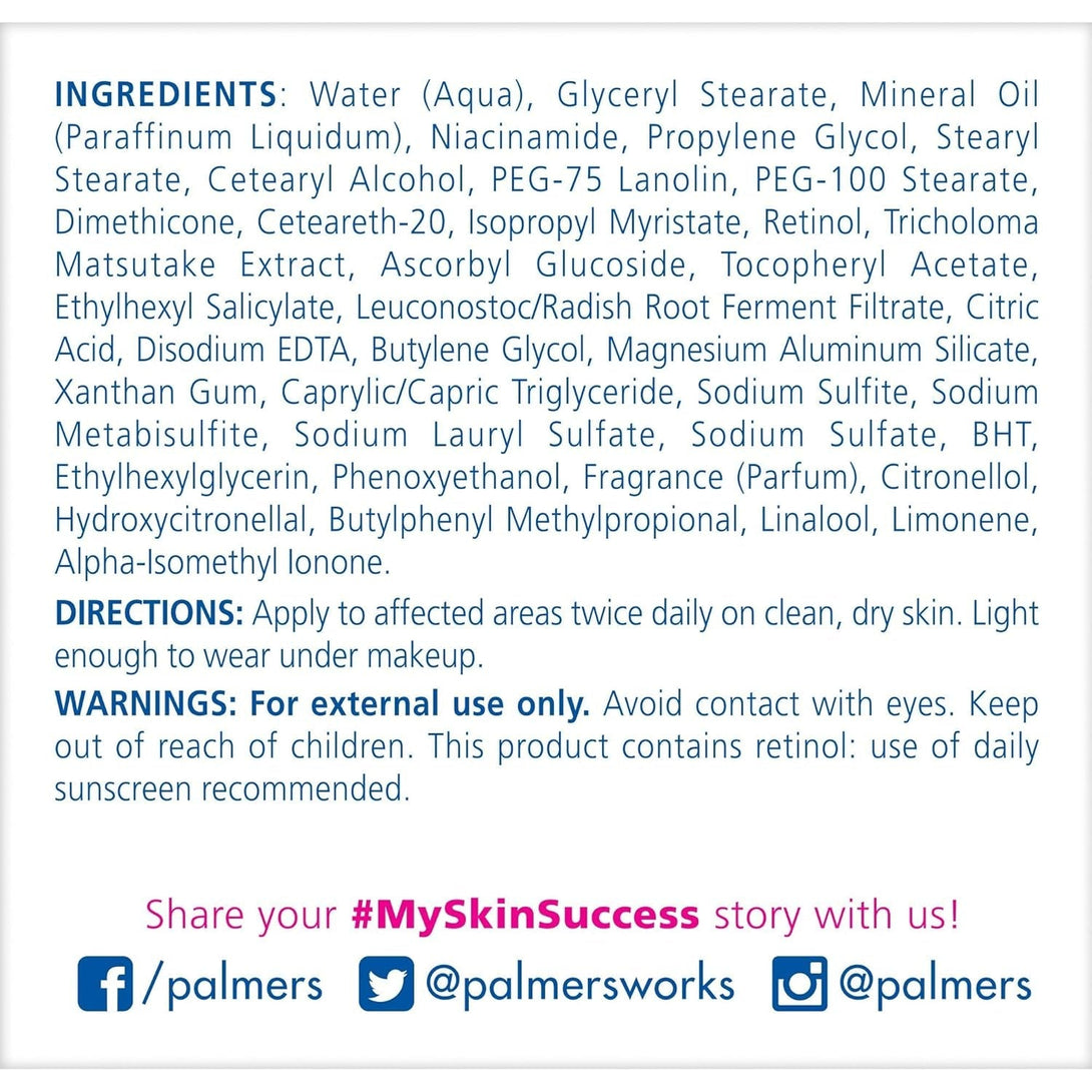 Palmer'S Skin Success Anti-Dark Spot Fade Cream for Dry Skin, 4.4 Ounce